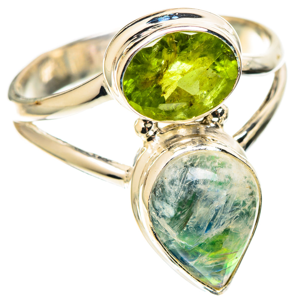 Green Moonstone Rings handcrafted by Anasilvercos - RING108738 - Photo 2