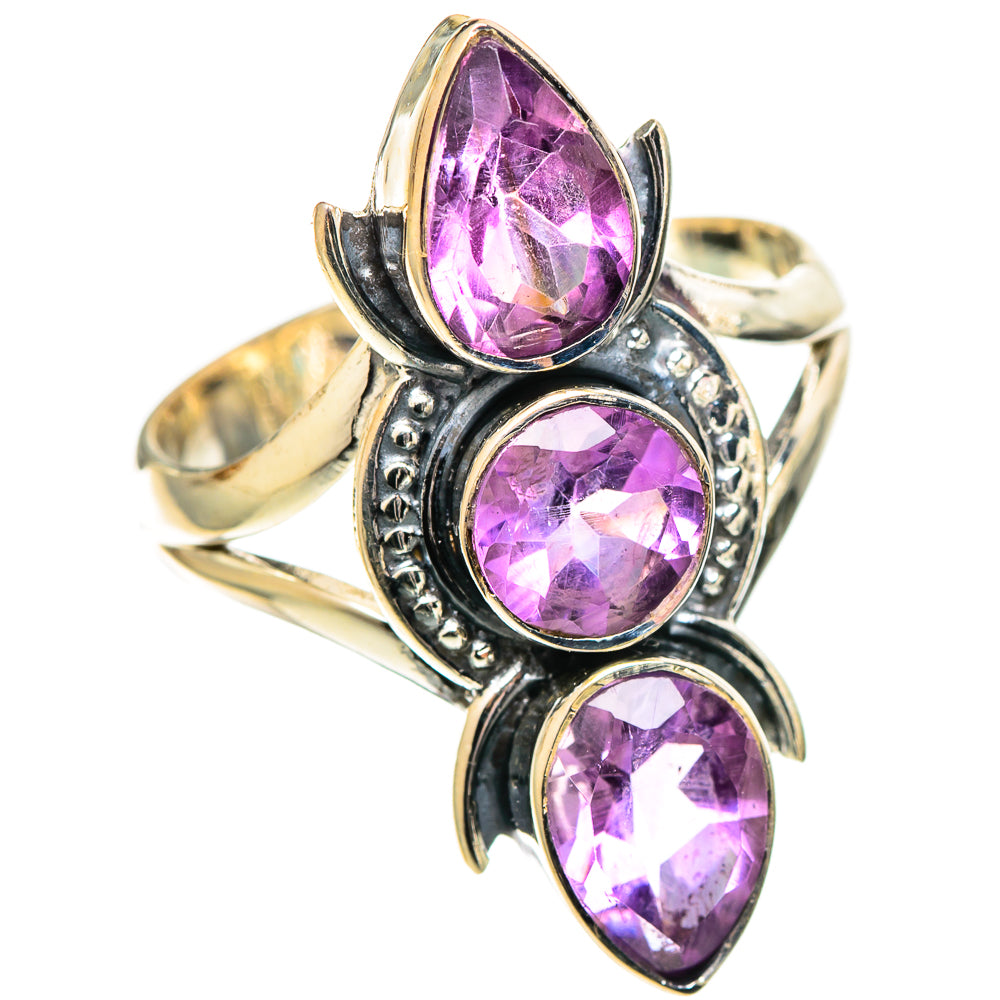 Amethyst Rings handcrafted by Anasilvercos - RING108749 - Photo 2