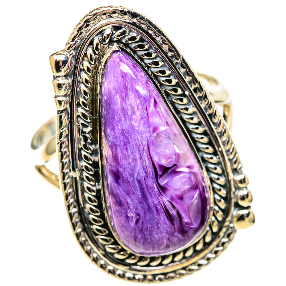 Charoite Rings handcrafted by Anasilvercos - RING108779 - Photo 2
