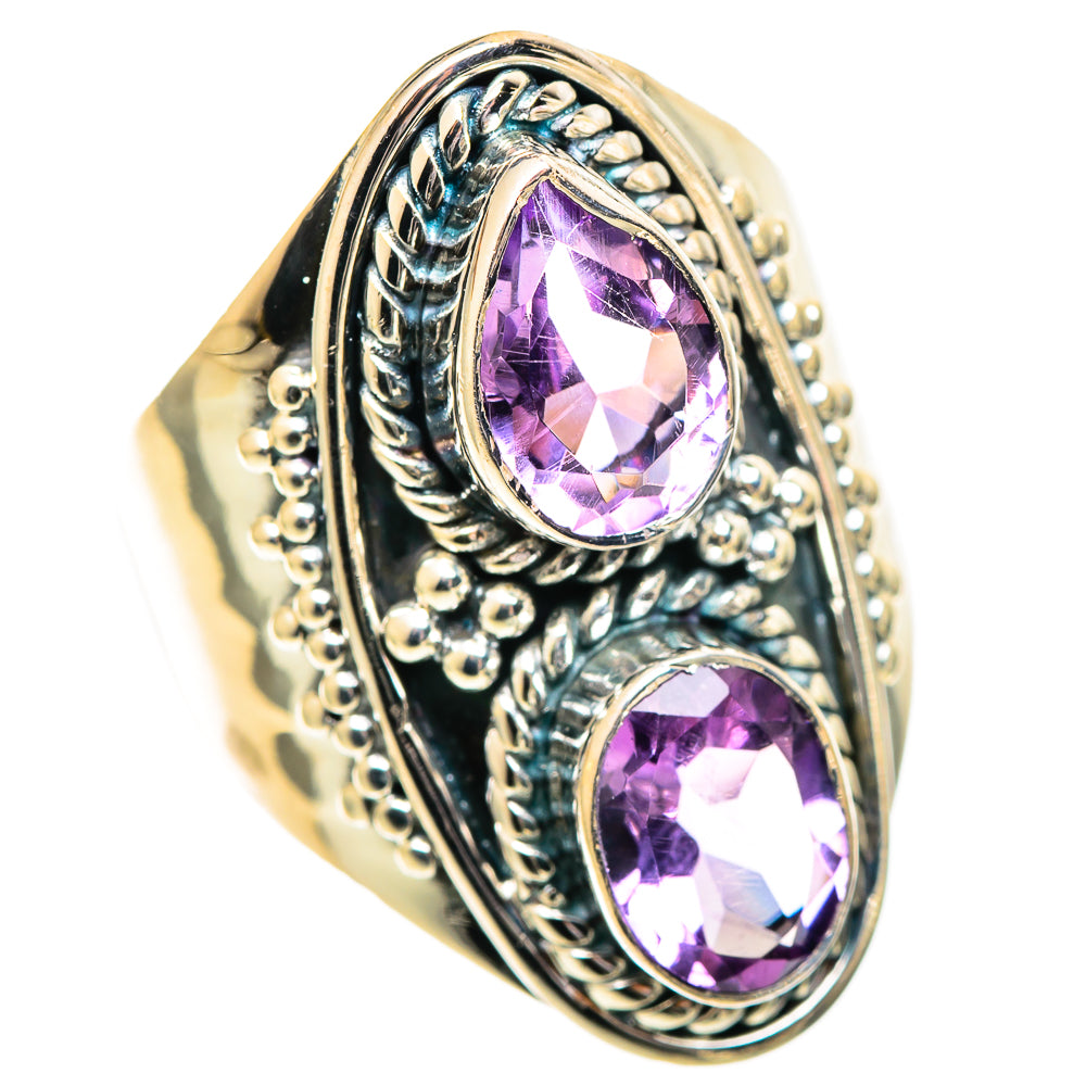Amethyst Rings handcrafted by Anasilvercos - RING108807 - Photo 2
