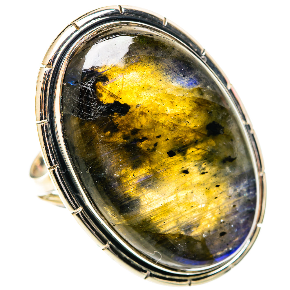 Labradorite Rings handcrafted by Anasilvercos - RING108865 - Photo 2
