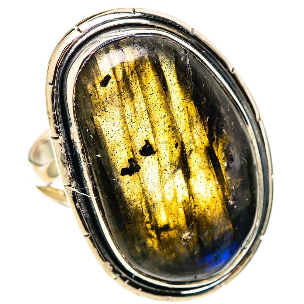 Labradorite Rings handcrafted by Anasilvercos - RING108896 - Photo 2