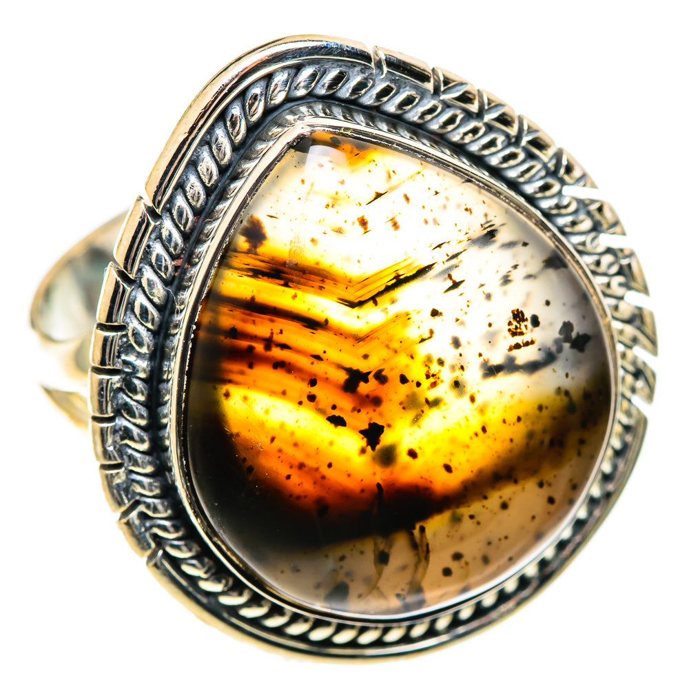 Montana Agate Rings handcrafted by Anasilvercos - RING108914 - Photo 2