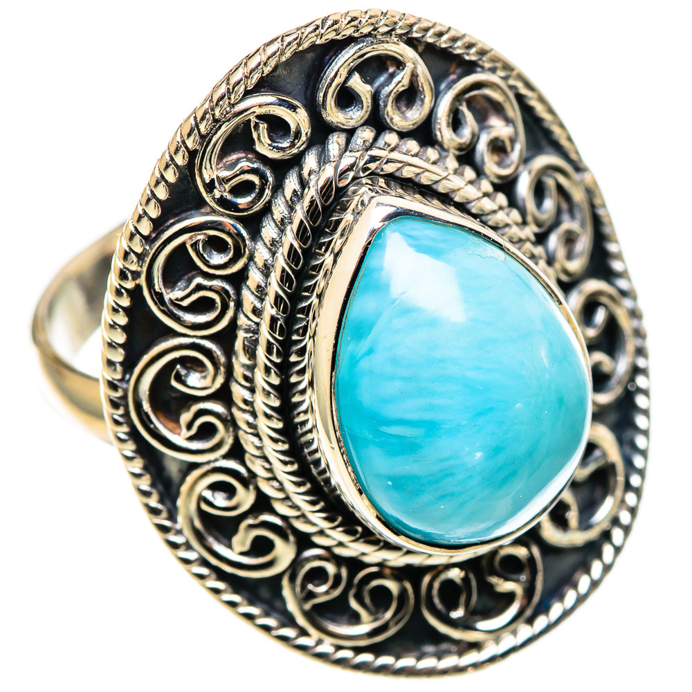 Larimar Rings handcrafted by Anasilvercos - RING108928 - Photo 2