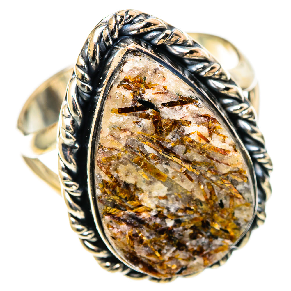 Astrophyllite Rings handcrafted by Anasilvercos - RING108935 - Photo 2