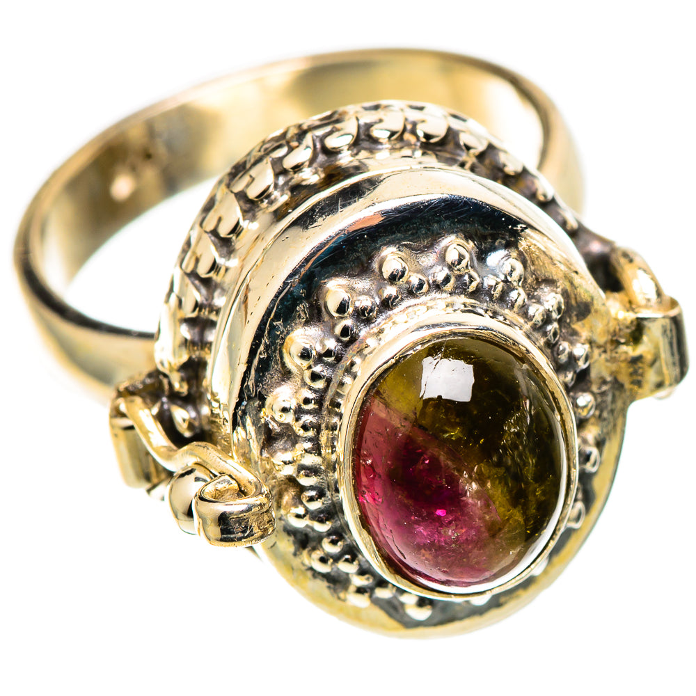 Watermelon Tourmaline Rings handcrafted by Anasilvercos - RING108954 - Photo 2