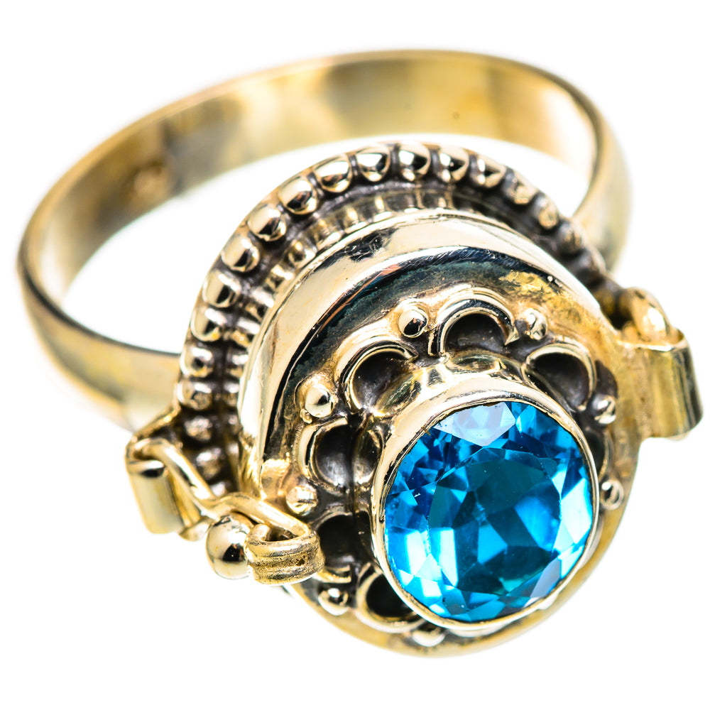 Blue Topaz Rings handcrafted by Anasilvercos - RING108957 - Photo 2