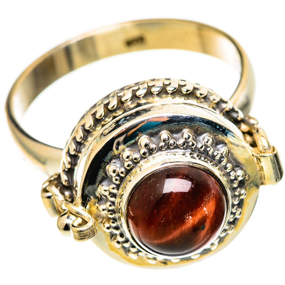 Red Tiger Eye Rings handcrafted by Anasilvercos - RING108968 - Photo 2