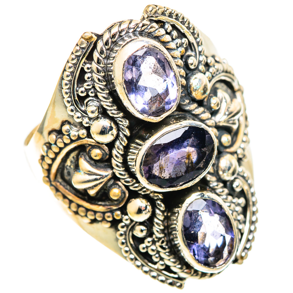 Violet Spinel Rings handcrafted by Anasilvercos - RING108974 - Photo 2