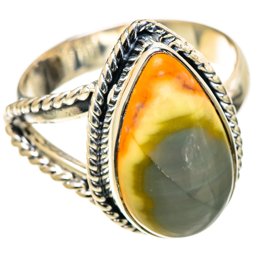 Imperial Jasper Rings handcrafted by Anasilvercos - RING109015 - Photo 2