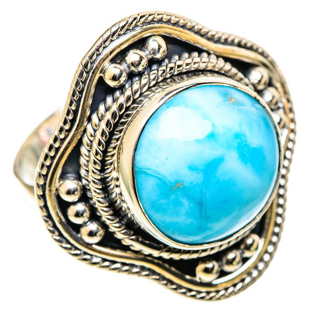 Larimar Rings handcrafted by Anasilvercos - RING109018 - Photo 2