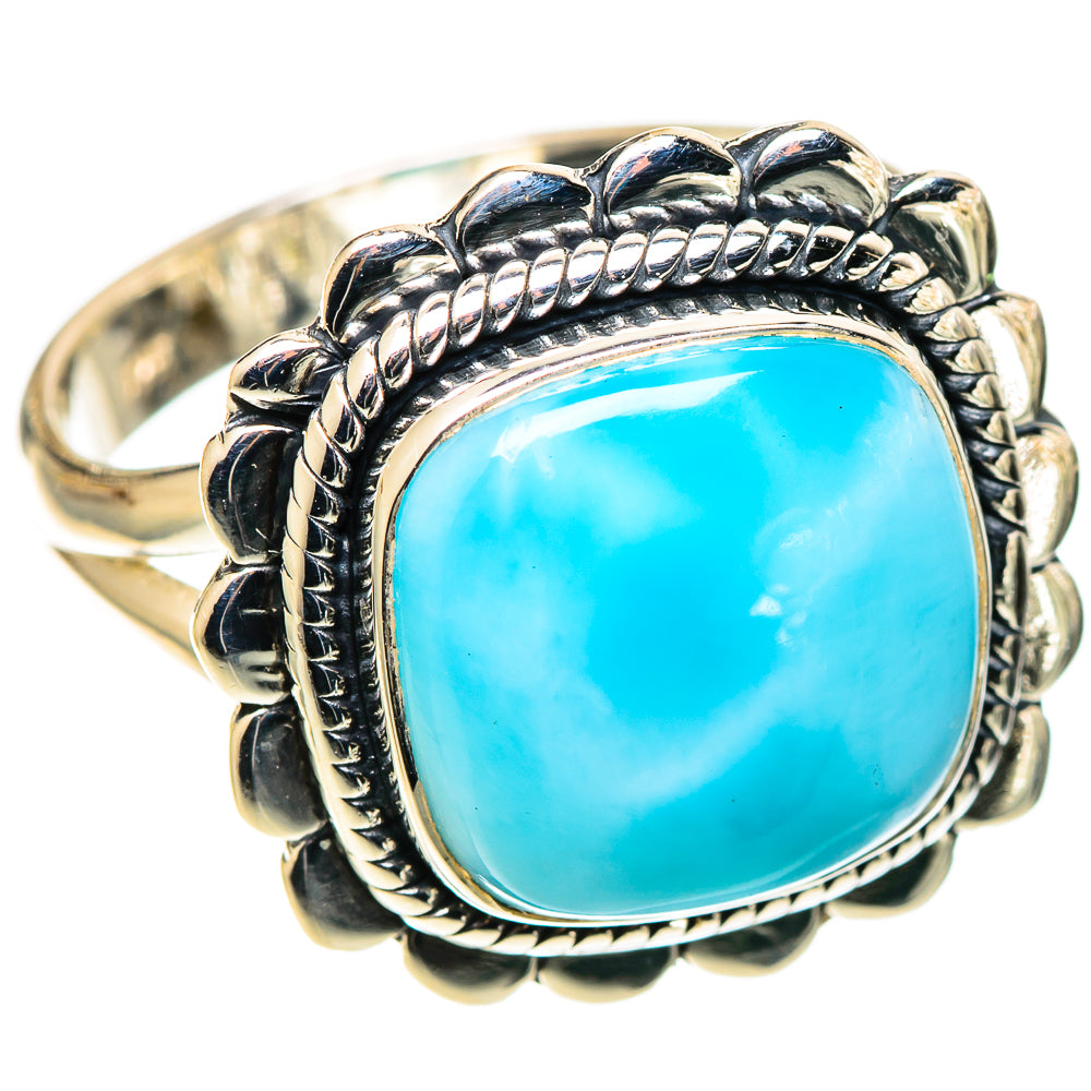Larimar Rings handcrafted by Anasilvercos - RING109023 - Photo 2