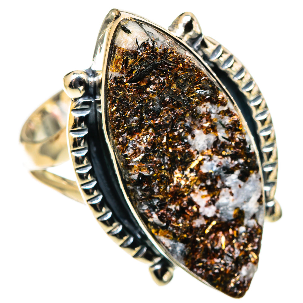 Astrophyllite Rings handcrafted by Anasilvercos - RING109028 - Photo 2