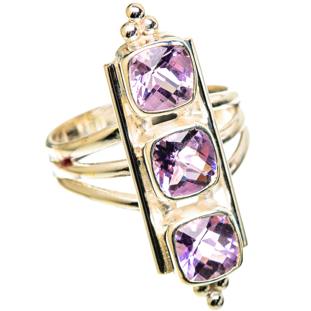 Amethyst Rings handcrafted by Anasilvercos - RING109036 - Photo 2