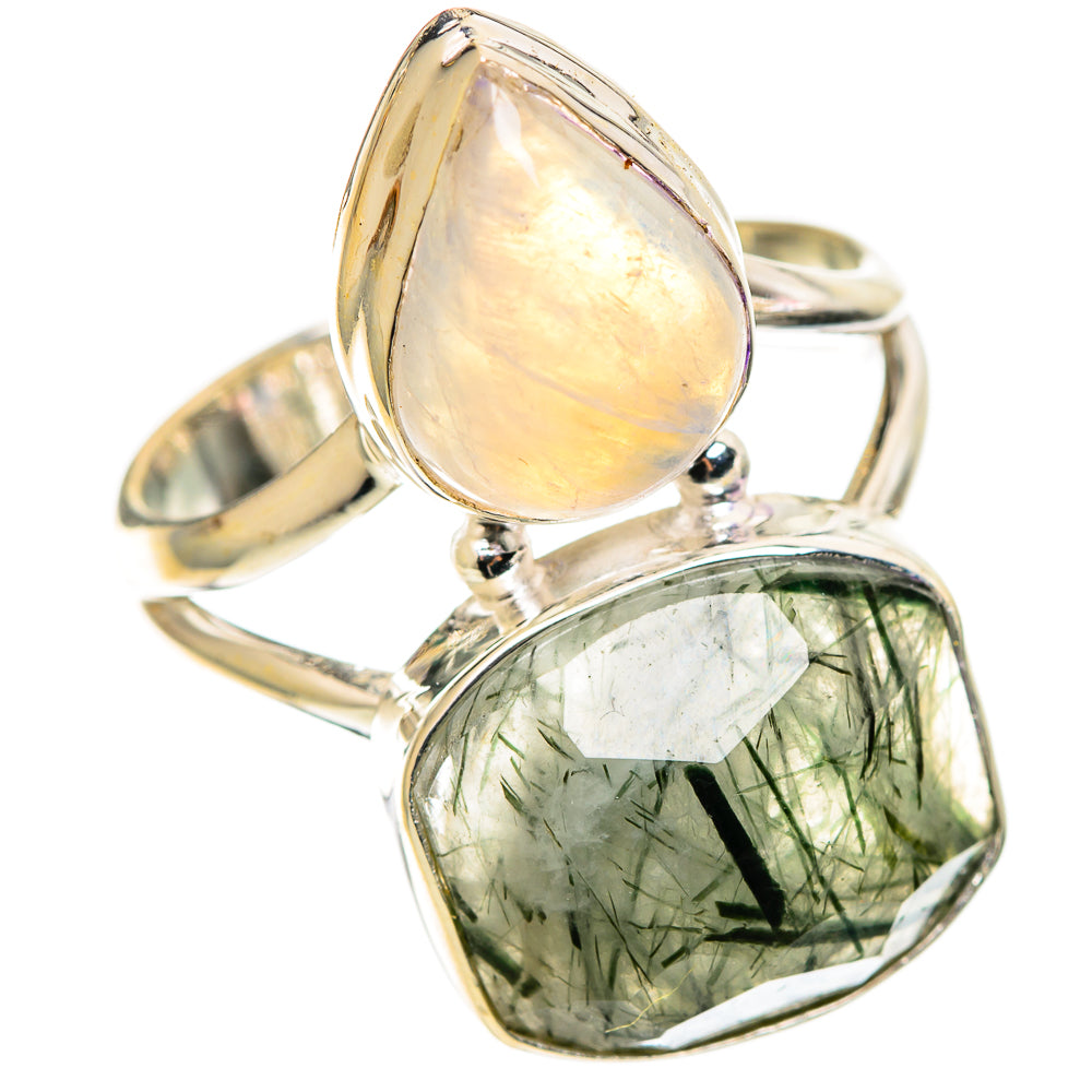 Tourmalinated Quartz Rings handcrafted by Anasilvercos - RING109037 - Photo 2