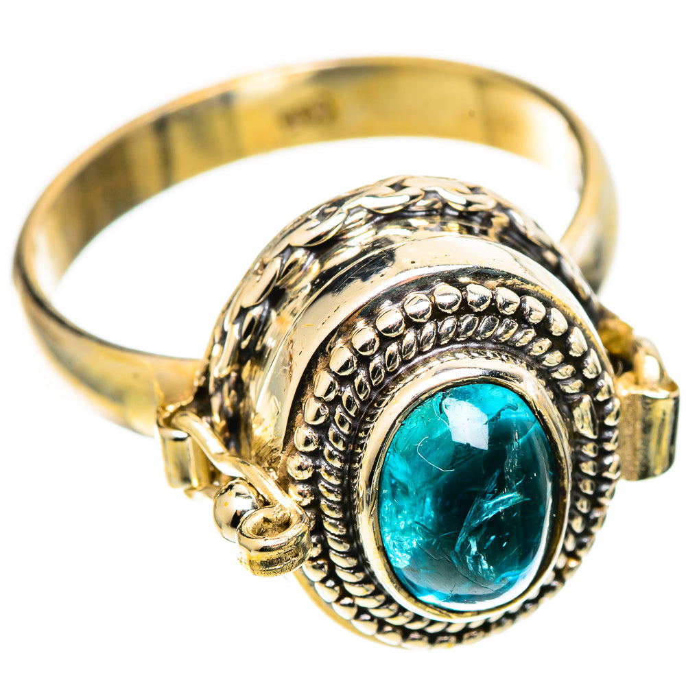 Aquamarine Rings handcrafted by Anasilvercos - RING109048 - Photo 2