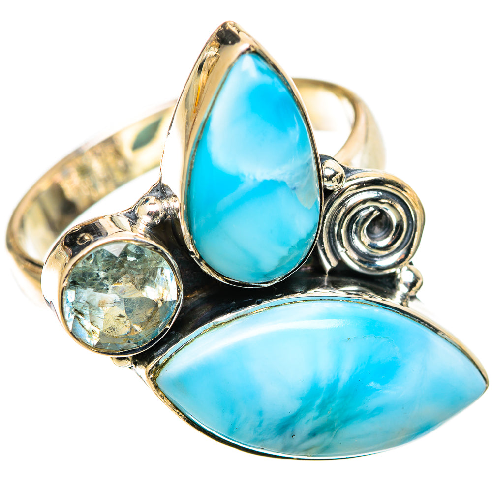 Larimar Rings handcrafted by Anasilvercos - RING109052 - Photo 2