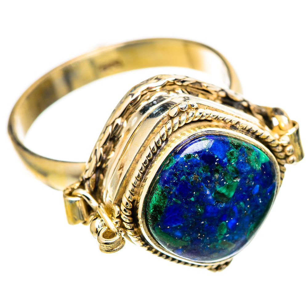 Azurite Rings handcrafted by Anasilvercos - RING109070 - Photo 2