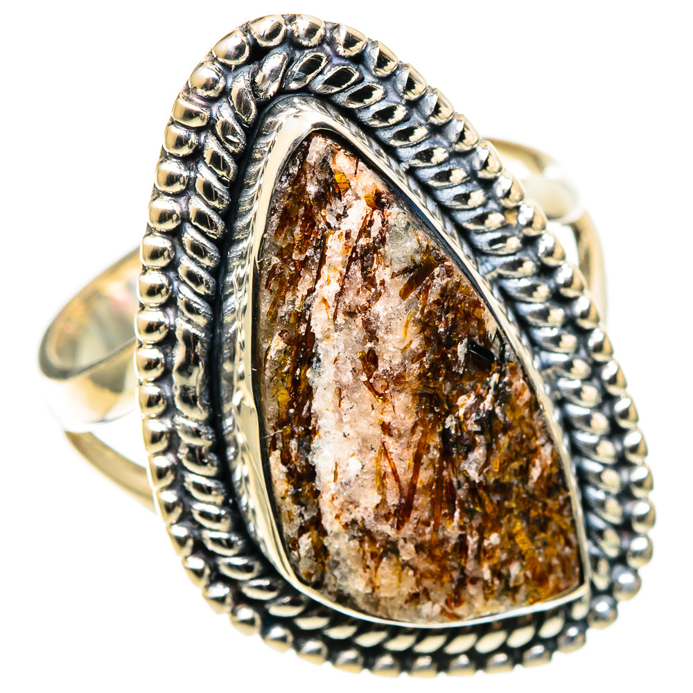 Astrophyllite Rings handcrafted by Anasilvercos - RING109086 - Photo 2