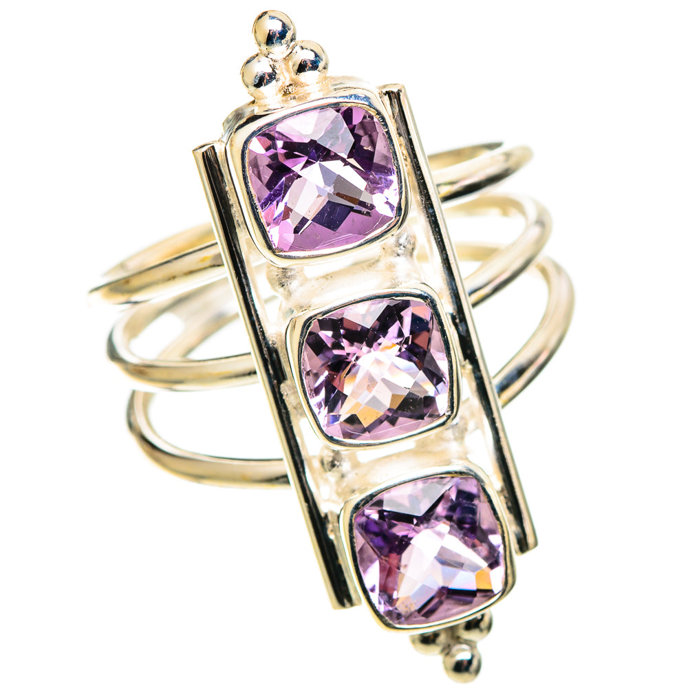 Amethyst Rings handcrafted by Anasilvercos - RING109091 - Photo 2