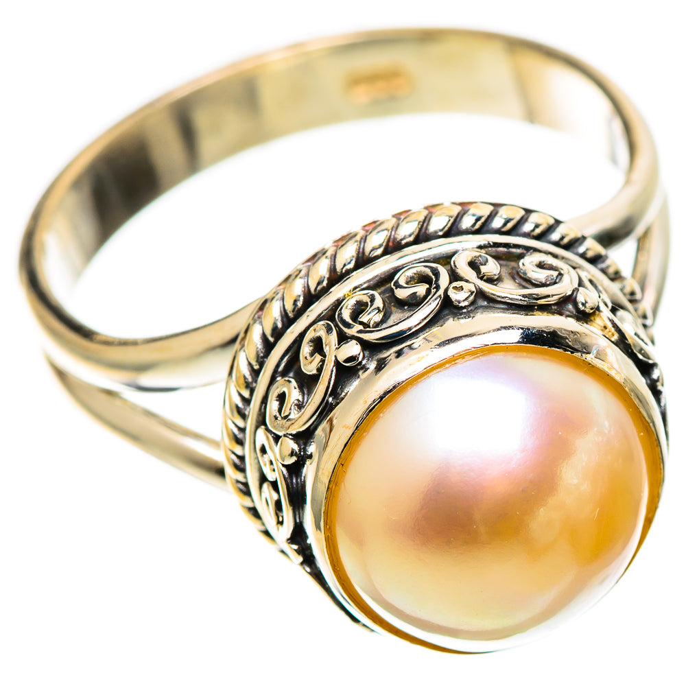 Cultured Pearl Rings handcrafted by Anasilvercos - RING109098 - Photo 2