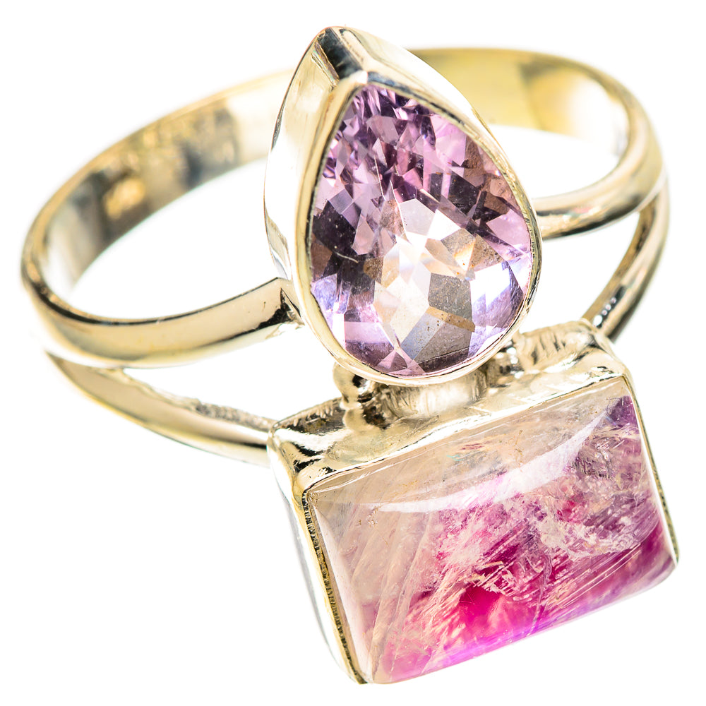 Pink Moonstone Rings handcrafted by Anasilvercos - RING109099 - Photo 2