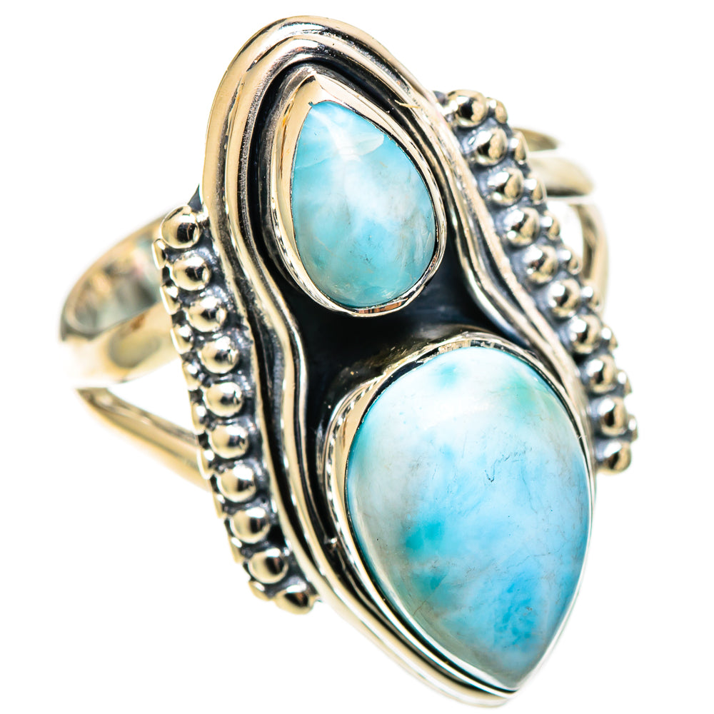 Larimar Rings handcrafted by Anasilvercos - RING109104 - Photo 2