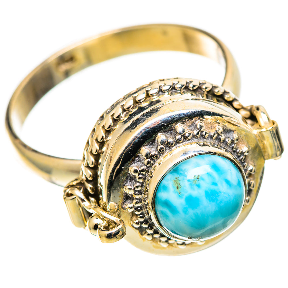 Larimar Rings handcrafted by Anasilvercos - RING109107 - Photo 2