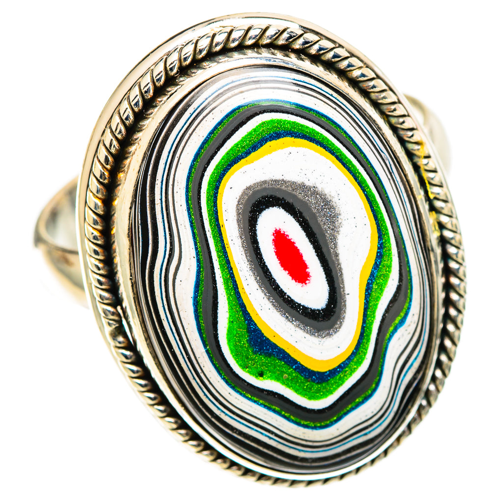 Fordite Rings handcrafted by Anasilvercos - RING109130 - Photo 2