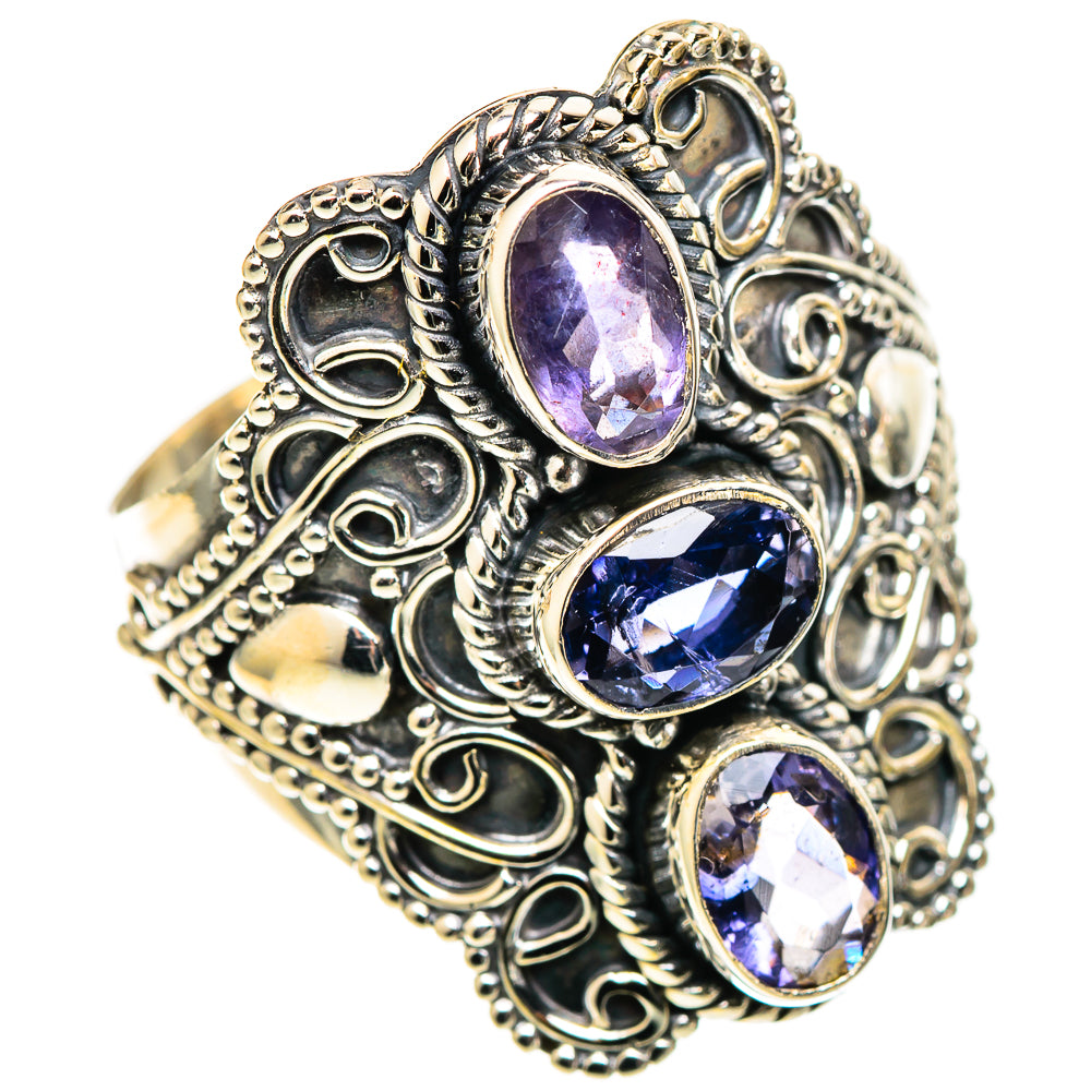 Violet Spinel Rings handcrafted by Anasilvercos - RING109162 - Photo 2