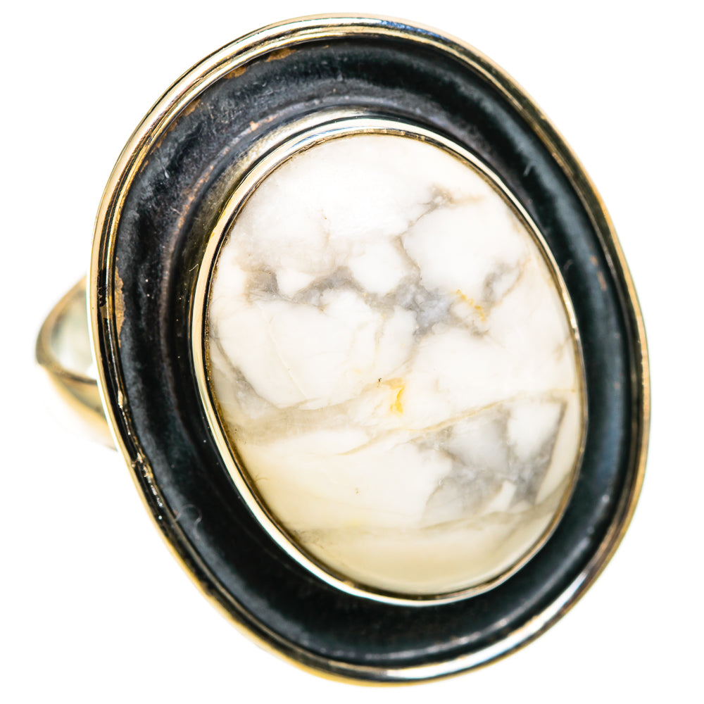 Howlite Rings handcrafted by Anasilvercos - RING109166 - Photo 2