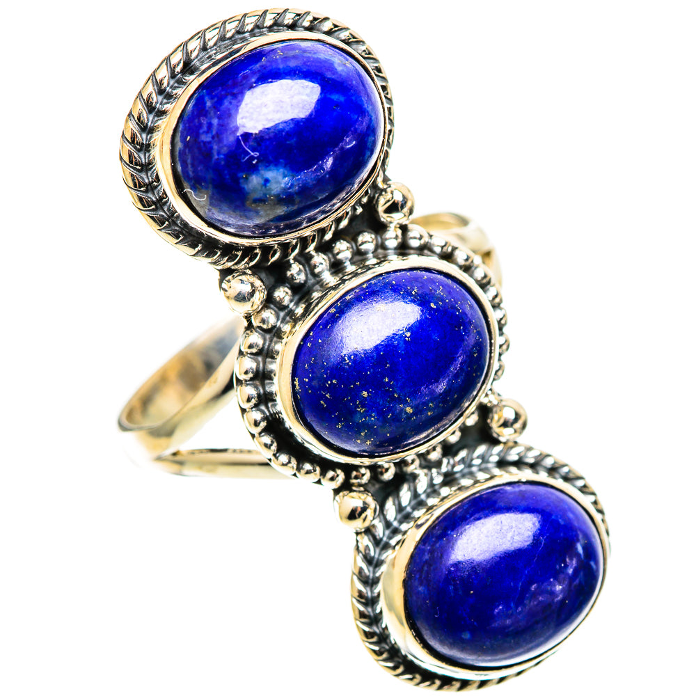 Lapis Lazuli Rings handcrafted by Anasilvercos - RING109182 - Photo 2