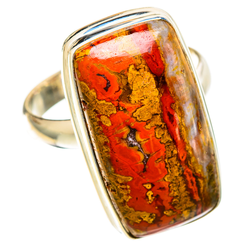 Moroccan Agate Rings handcrafted by Anasilvercos - RING109195 - Photo 2