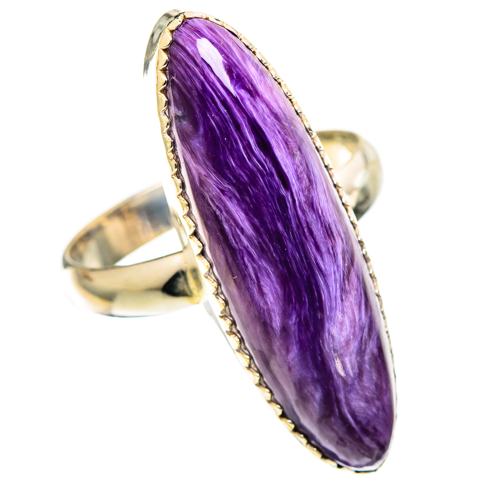 Charoite Rings handcrafted by Anasilvercos - RING109206 - Photo 2