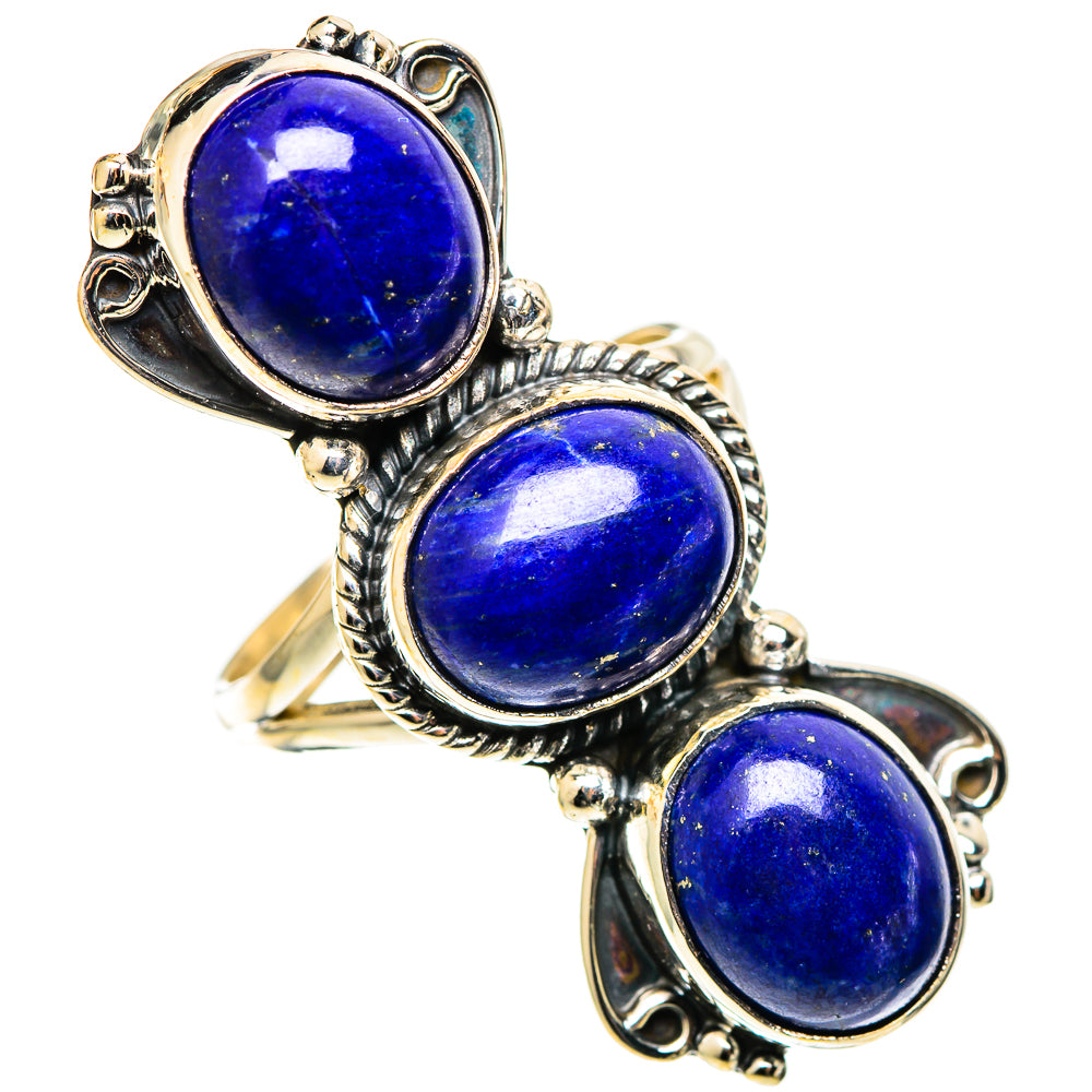 Lapis Lazuli Rings handcrafted by Anasilvercos - RING109216 - Photo 2
