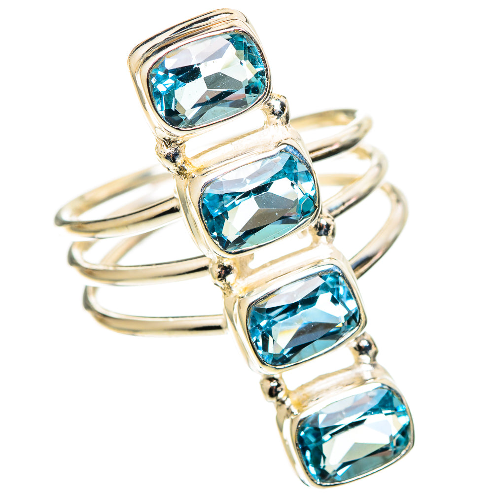 Blue Topaz Rings handcrafted by Anasilvercos - RING109220 - Photo 2