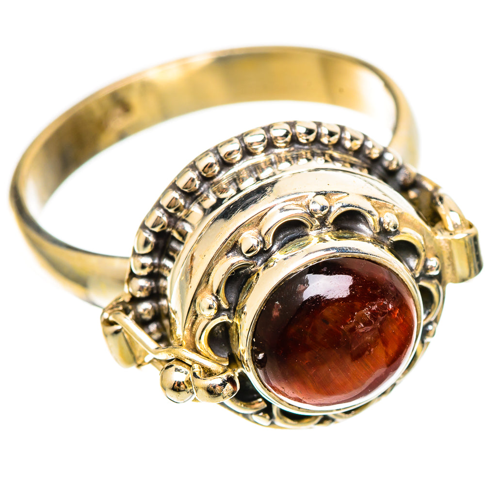 Red Tiger Eye Rings handcrafted by Anasilvercos - RING109236 - Photo 2