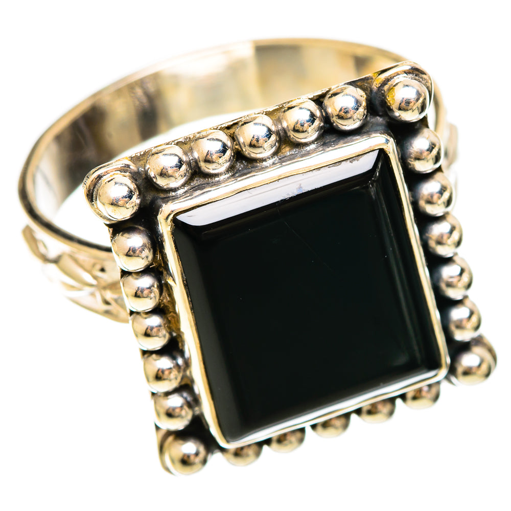 Black Onyx Rings handcrafted by Anasilvercos - RING109244 - Photo 2