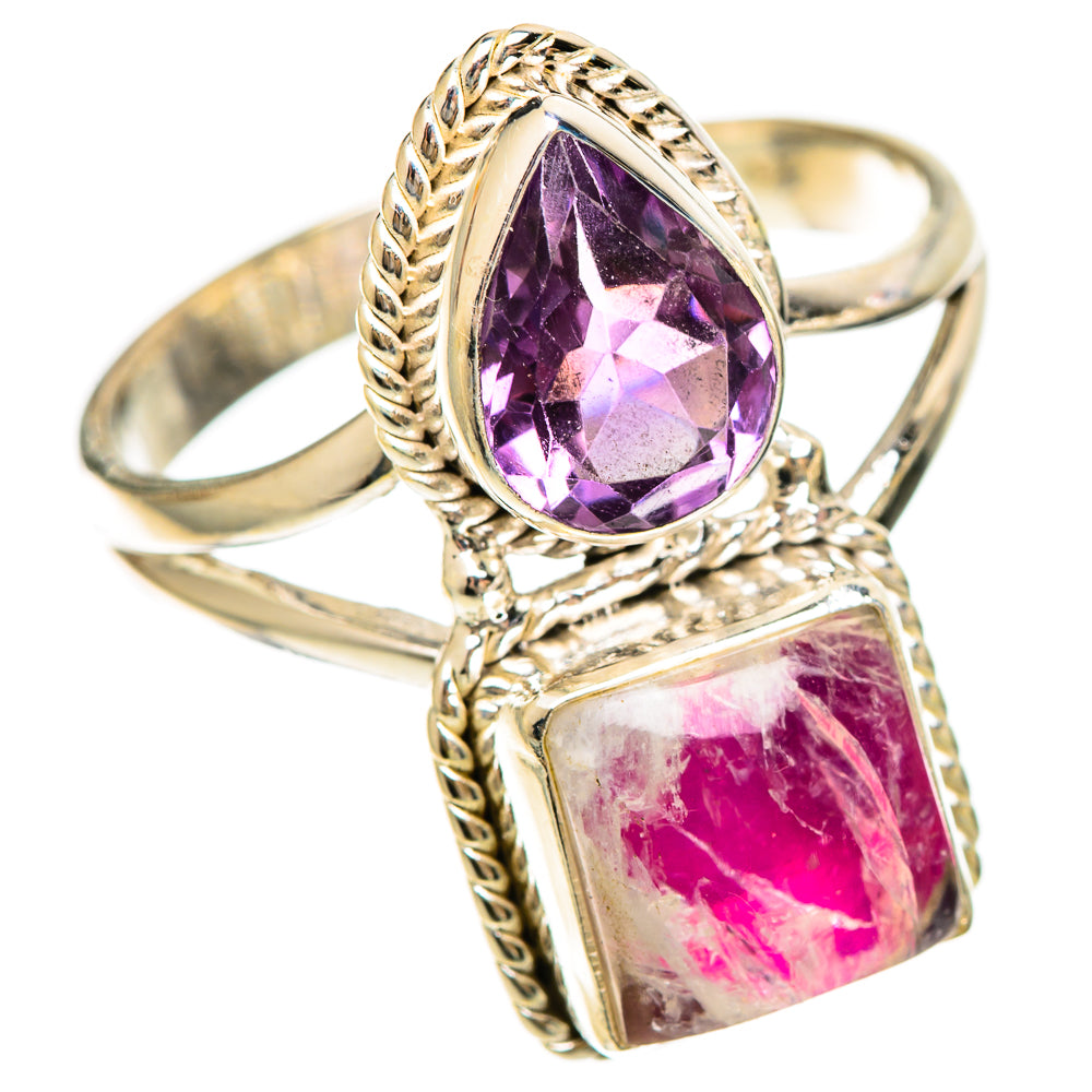 Pink Moonstone Rings handcrafted by Anasilvercos - RING109255 - Photo 2