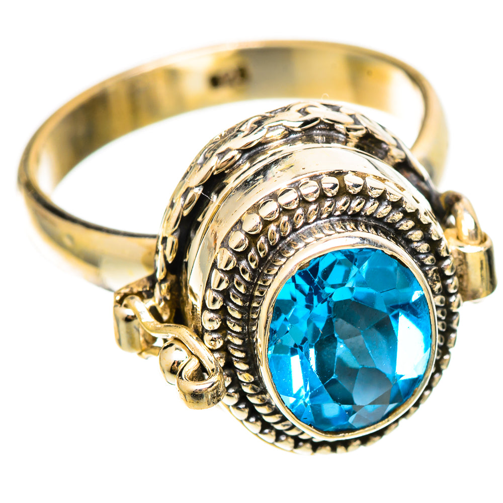 Blue Topaz Rings handcrafted by Anasilvercos - RING109289 - Photo 2