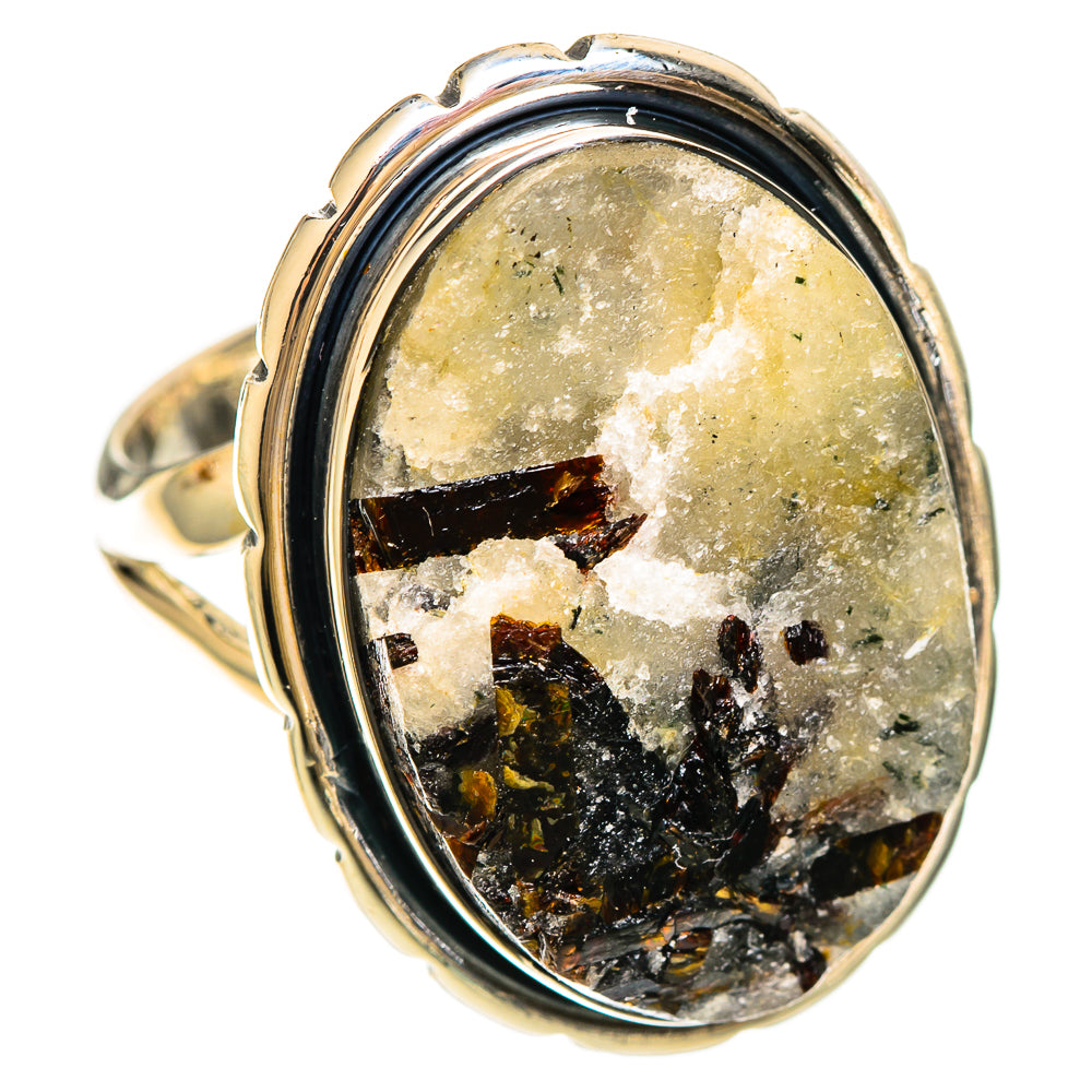 Astrophyllite Rings handcrafted by Anasilvercos - RING109300 - Photo 2