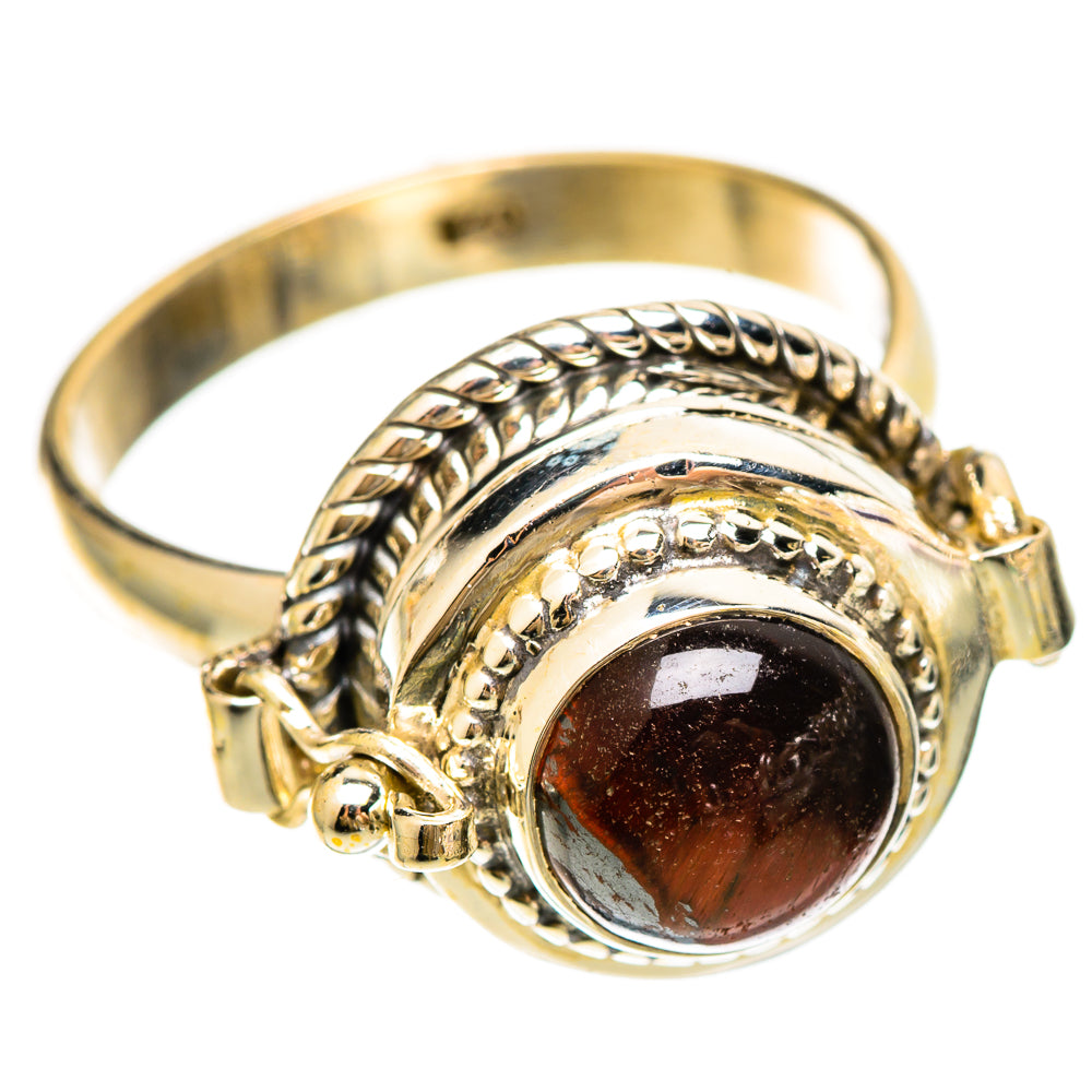 Red Tiger Eye Rings handcrafted by Anasilvercos - RING109332 - Photo 2