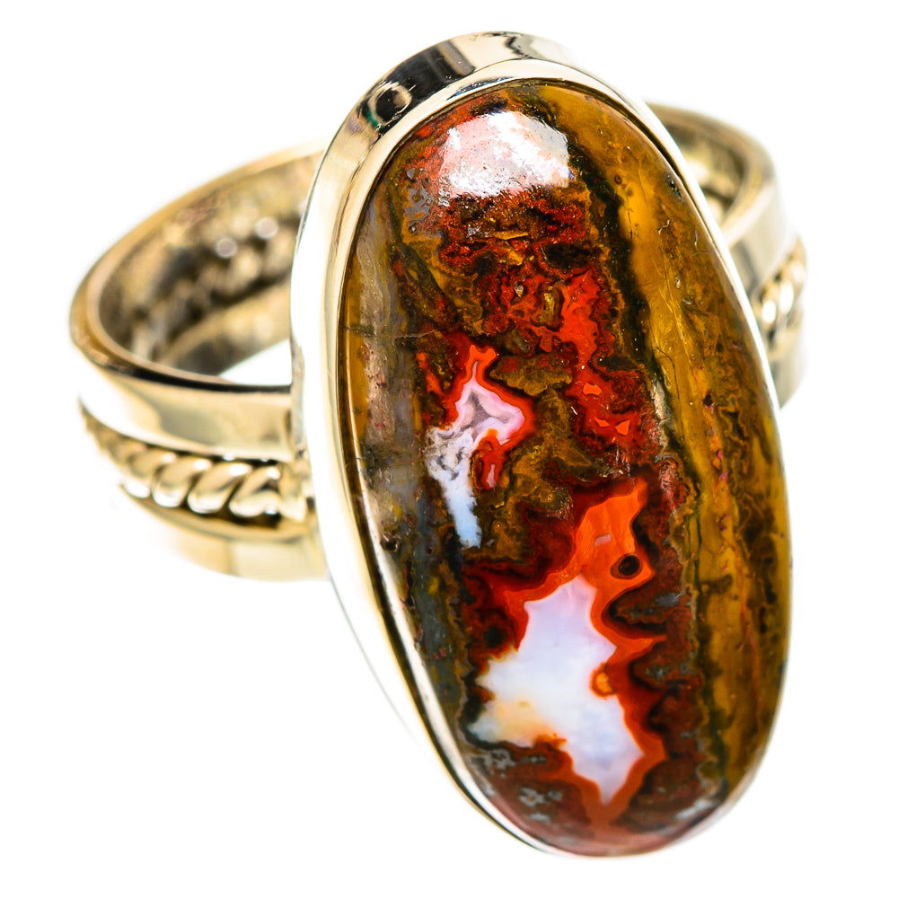 Moroccan Agate Rings handcrafted by Anasilvercos - RING109333 - Photo 2