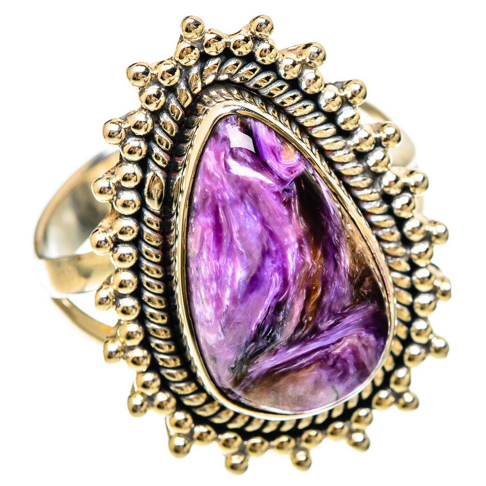 Charoite Rings handcrafted by Anasilvercos - RING109339 - Photo 2