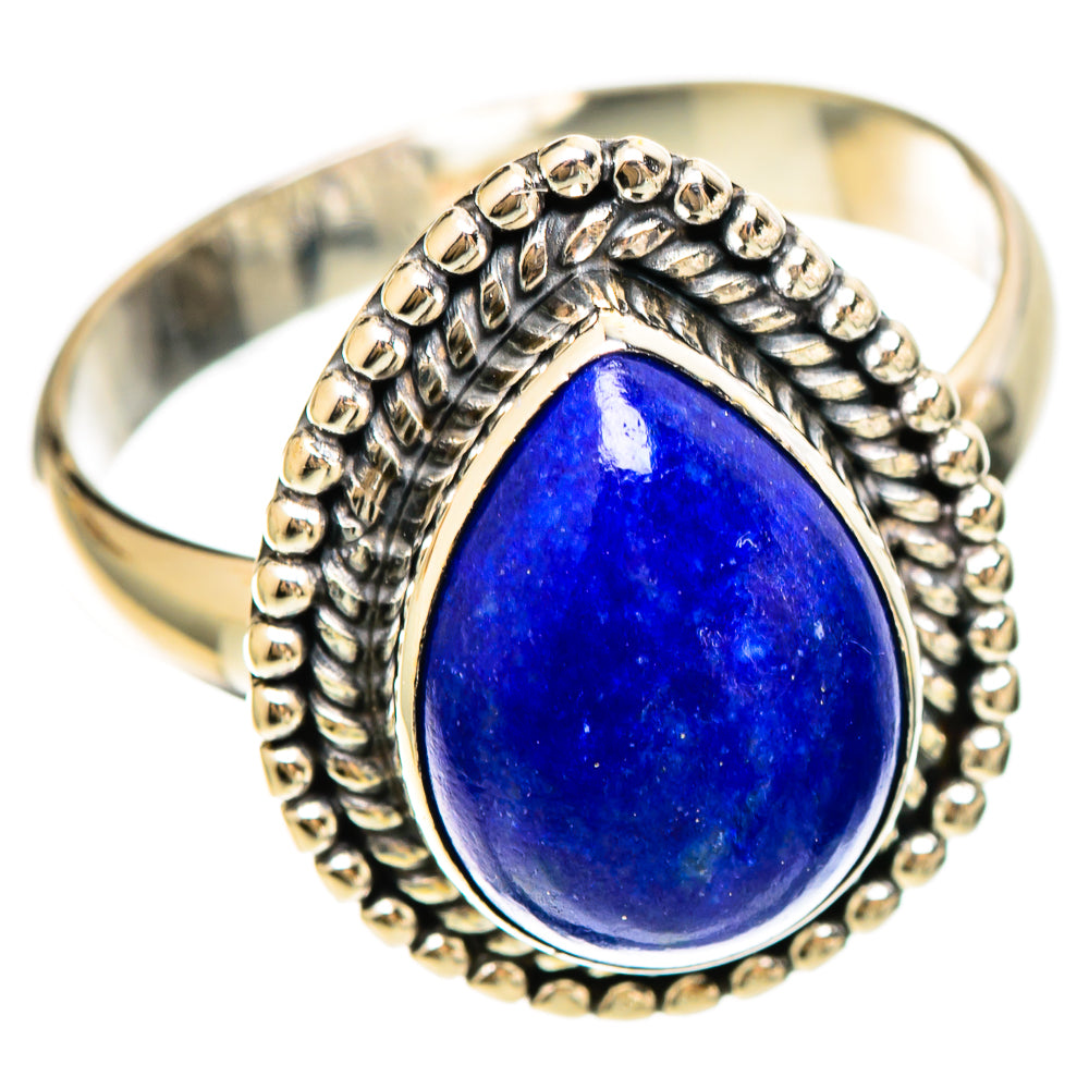 Lapis Lazuli Rings handcrafted by Anasilvercos - RING109357 - Photo 2