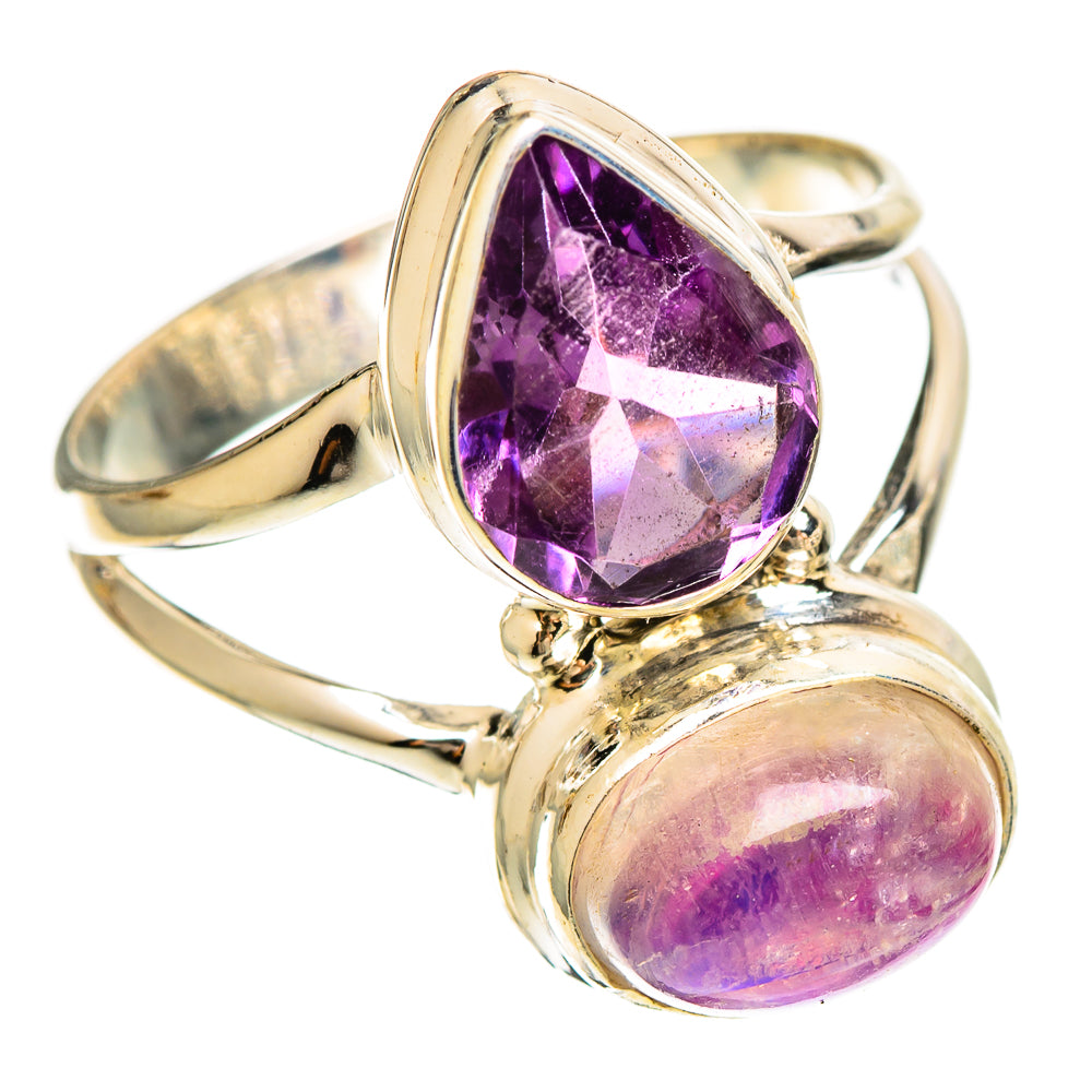 Pink Moonstone Rings handcrafted by Anasilvercos - RING109382 - Photo 2