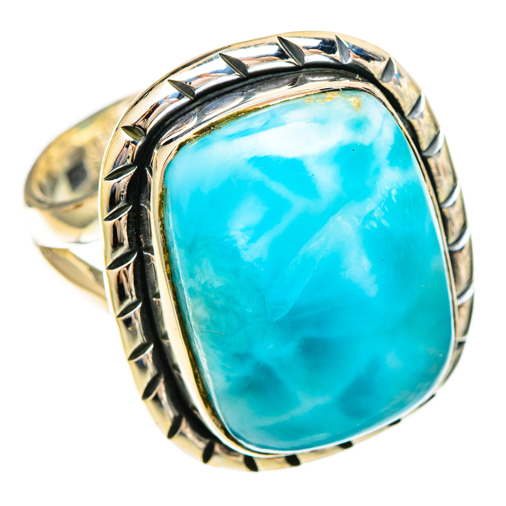 Larimar Rings handcrafted by Anasilvercos - RING109383 - Photo 2