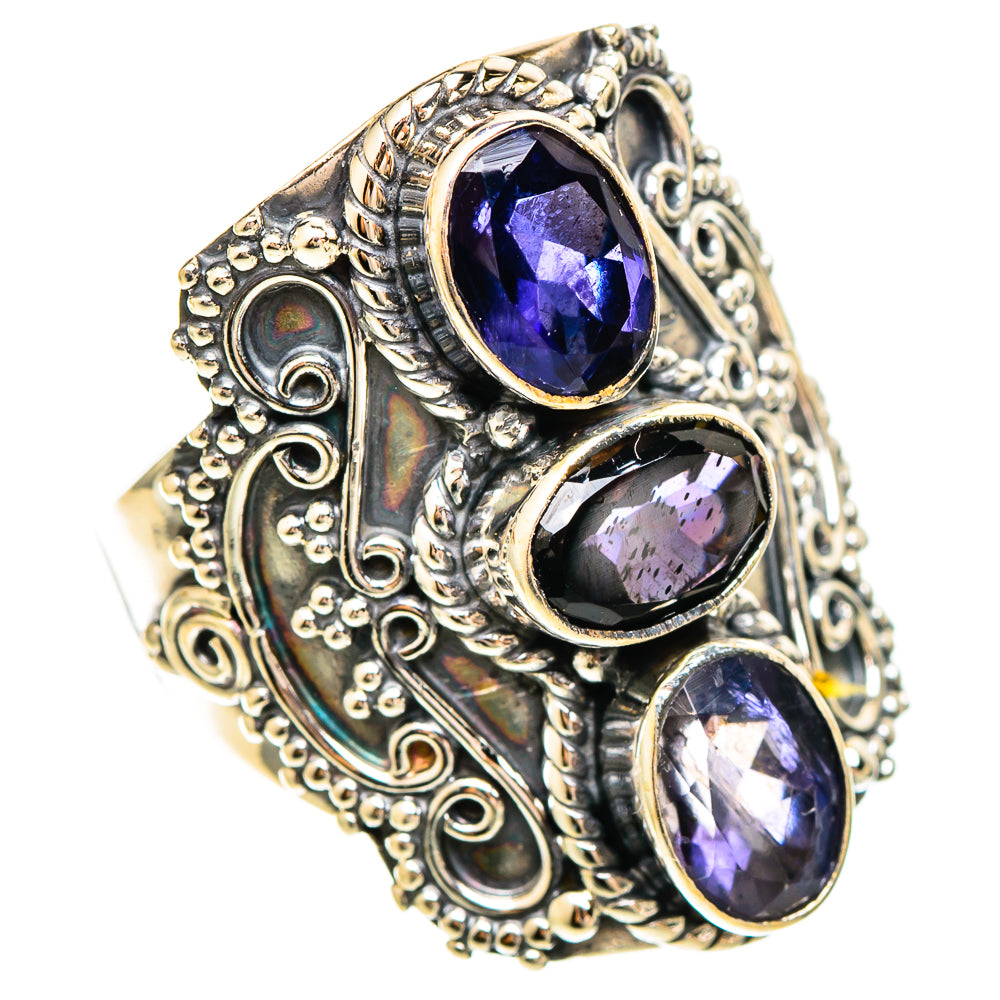 Violet Spinel Rings handcrafted by Anasilvercos - RING109397 - Photo 2