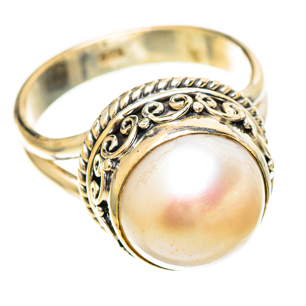 Cultured Pearl Rings handcrafted by Anasilvercos - RING109401 - Photo 2