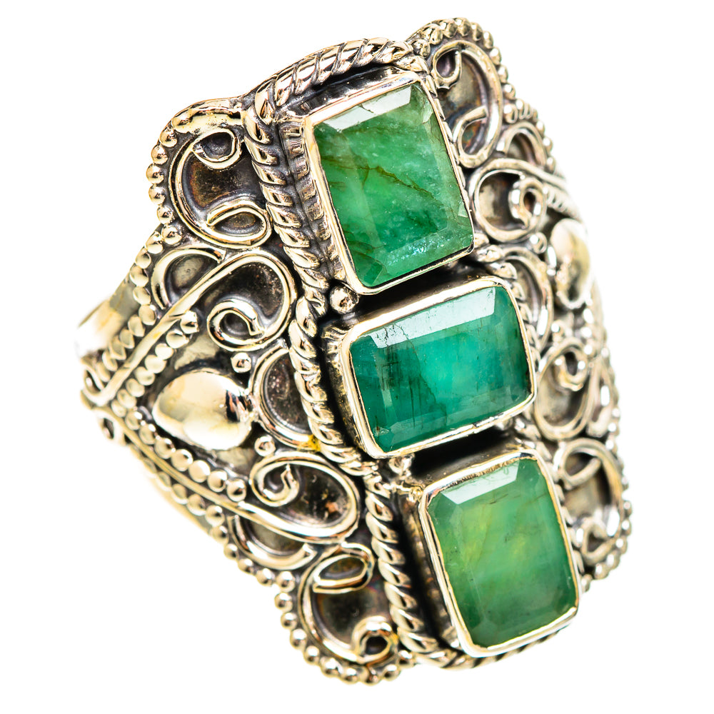 Emerald Rings handcrafted by Anasilvercos - RING109422 - Photo 2